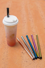 Load image into Gallery viewer, Dripping in Gold Stainless Steel Bubble Tea Straw - The Lab